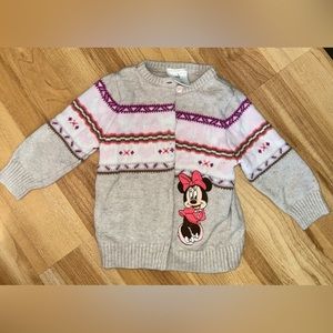 Disney Baby by Disney Store Minnie Mouse Button-Down Cardigan 9-12 months